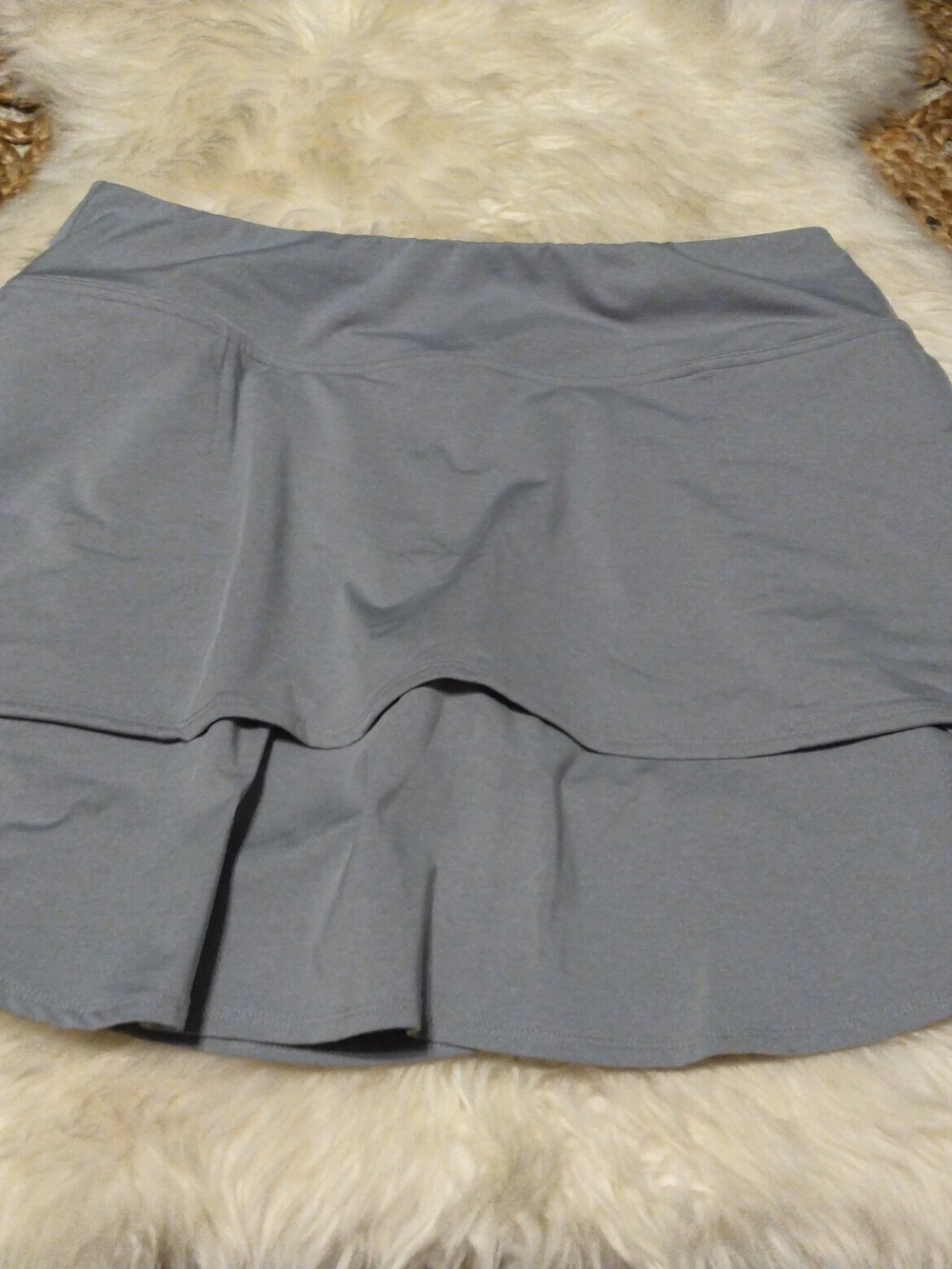 FootJoy Women's Performance Layered Skort- Heather Grey Size L